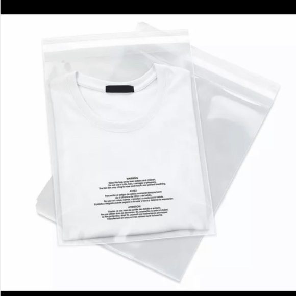50ct~6’x9’ Clear Bags w/Free Stickers 🍃🆕🍃 Self Seal-Suffocation Labeled - Picture 6 of 7